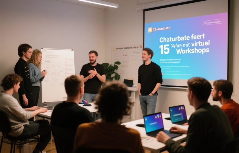 Visuelle Darstellung von Chaturbate feiert 15 Jahre mit virtuellen Workshops