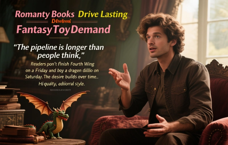 Visual representation of Romantasy Books Drive Lasting Fantasy Toy Demand
