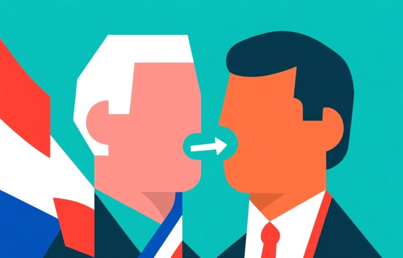 Visuele weergave van Vier oorzaken van een politiek rampjaar