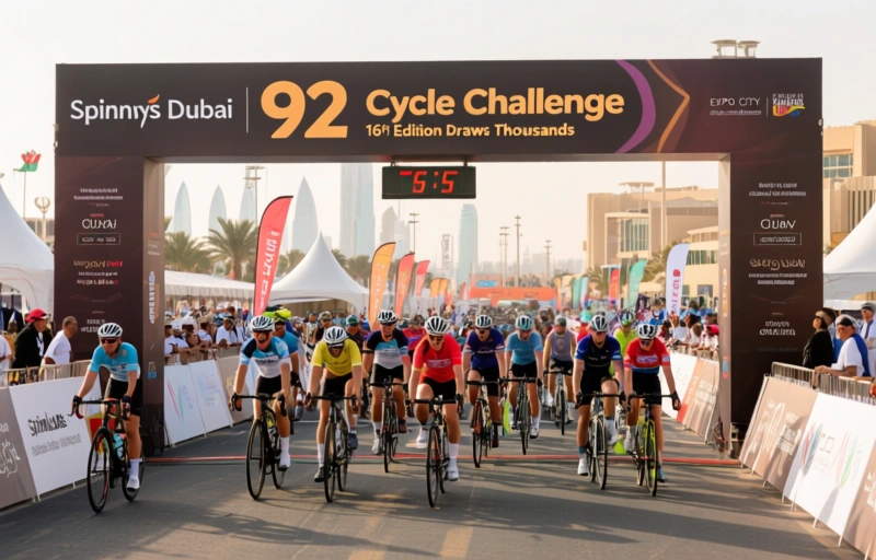 Visual representation of Spinneys Dubai 92 Cycle Challenge