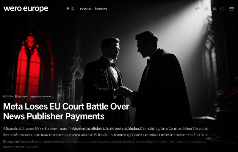 Meta Loses EU Court Battle Over News Publisher Payments