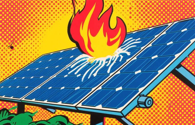 Cooling Solar Panels: Algorithm Cuts Heat During Clipping