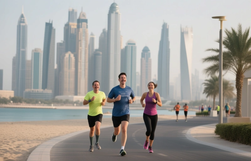 Dubai's New Saturday Wellness Run at Marasi Bay