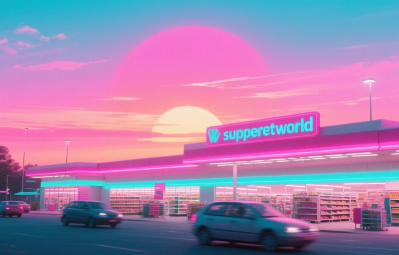 Visuele weergave van Supermarktketen sluit winkels en ontslaat honderden personeelsleden