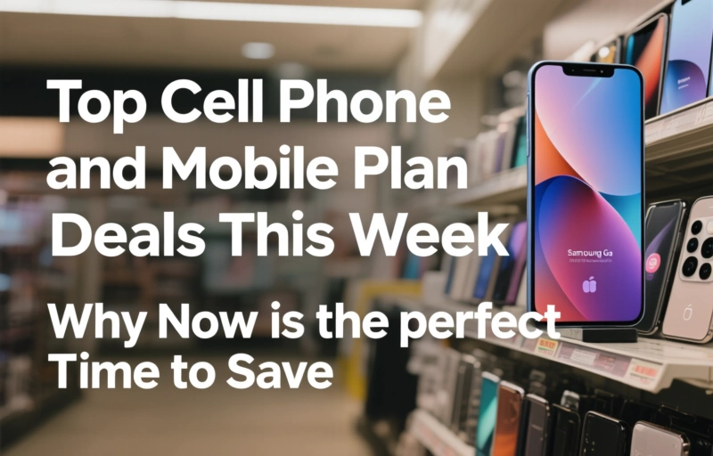 Visual representation of Top Cell Phone and Mobile Plan Deals This Week