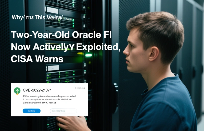 Visual representation of Two-Year-Old Oracle Flaw Now Actively Exploited, CISA Warns