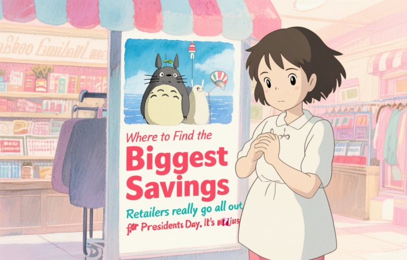 Visual representation of Top Presidents Day Sales