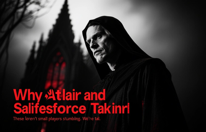 Visual representation of SaaS Stocks Plunge in AI Storm