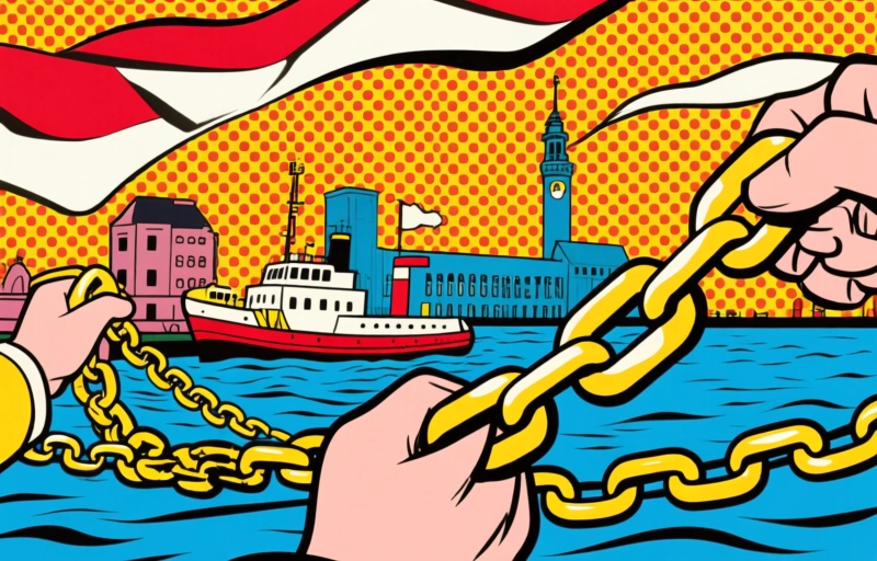 Visuele weergave van Vakbondsactie Zeebrugge verlamt Antwerpse haven