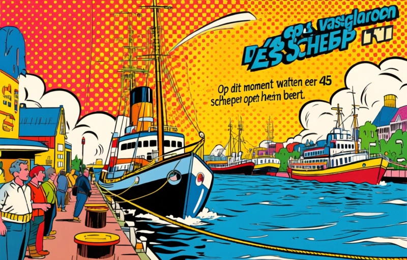 Visuele weergave van Vakbondsactie Zeebrugge verlamt Antwerpse haven
