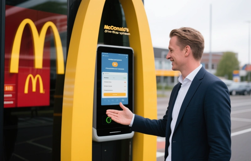 Visuele weergave van McDonald's test AI-aangedreven drive-thru systeem ArchIQ