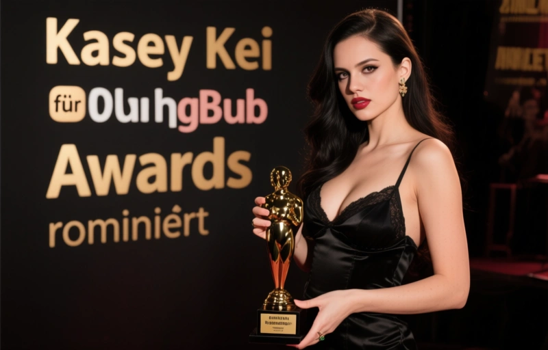 Visuelle Darstellung von Kasey Kei für Pornhub Award nominiert