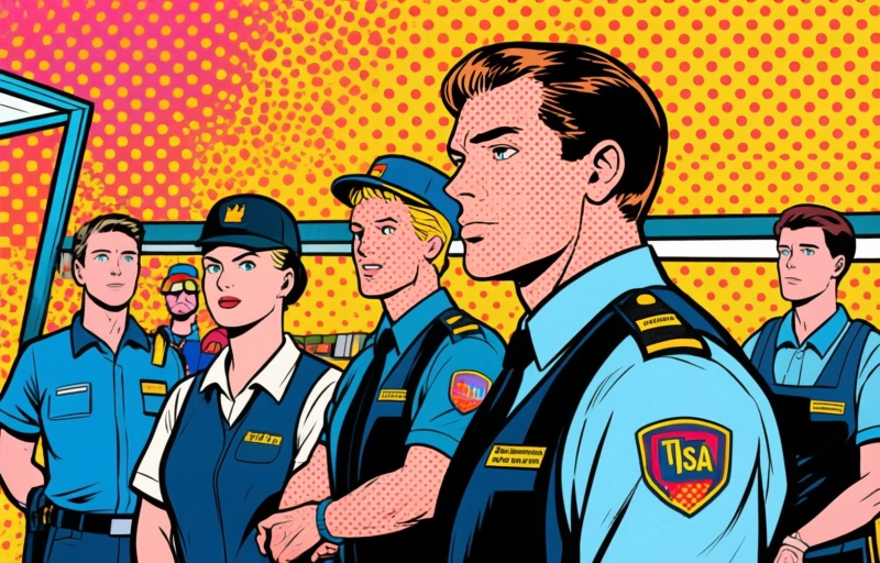 Visuele weergave van Congres vastgelopen over financiering Homeland Security