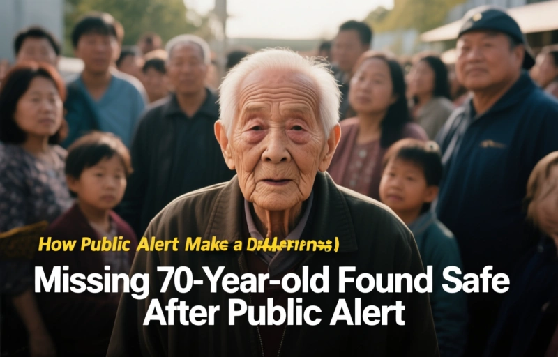Visual representation of Missing 70-Year-Old Found Safe After Public Alert