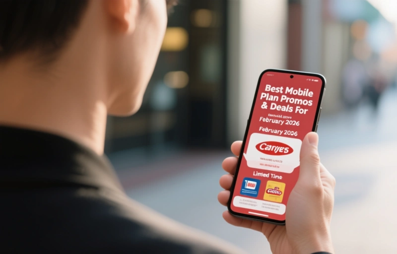 Visual representation of Best Mobile Plan Promos & Deals for February 2026