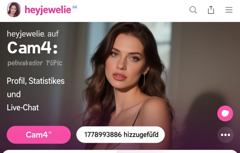 Visuelle Darstellung von heyjewelie auf Cam4