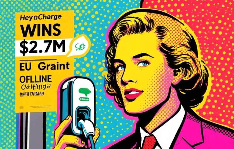 HeyCharge Wins $2.7M EU Grant for Offline EV Charging Tech