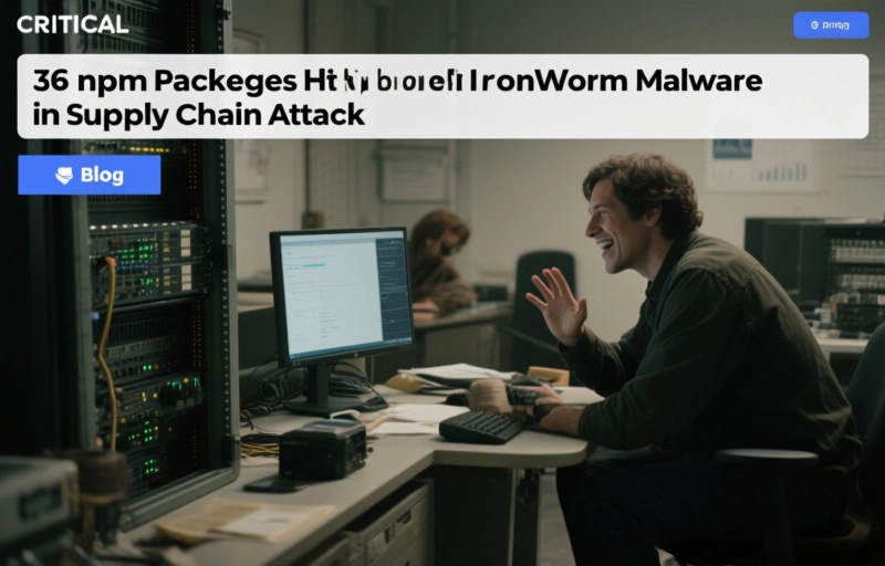 36 npm Packages Hit by IronWorm Malware in Supply Chain Attack