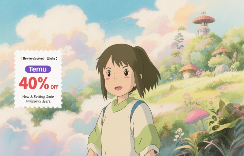 Temu Coupon Code Philippines: Get 40% Off for New & Existing Users