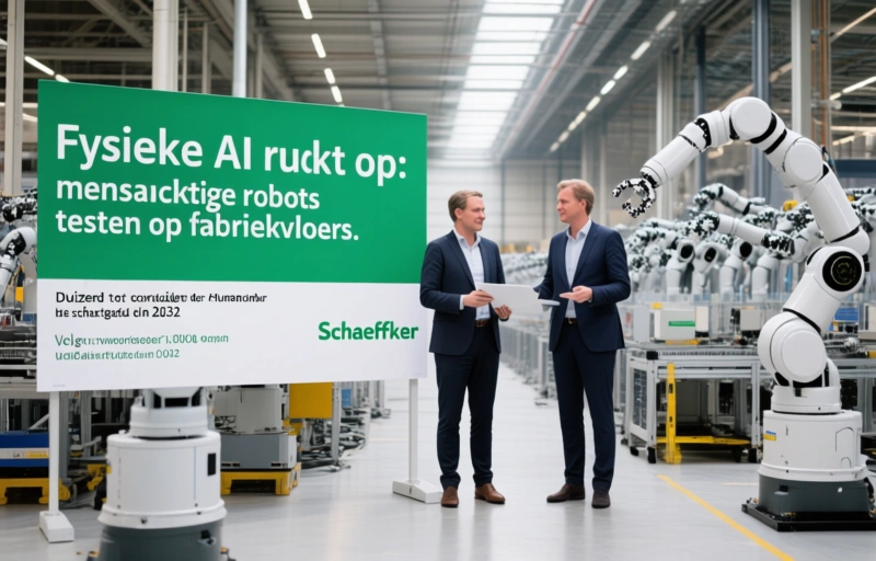 Visuele weergave van Fysieke AI rukt op