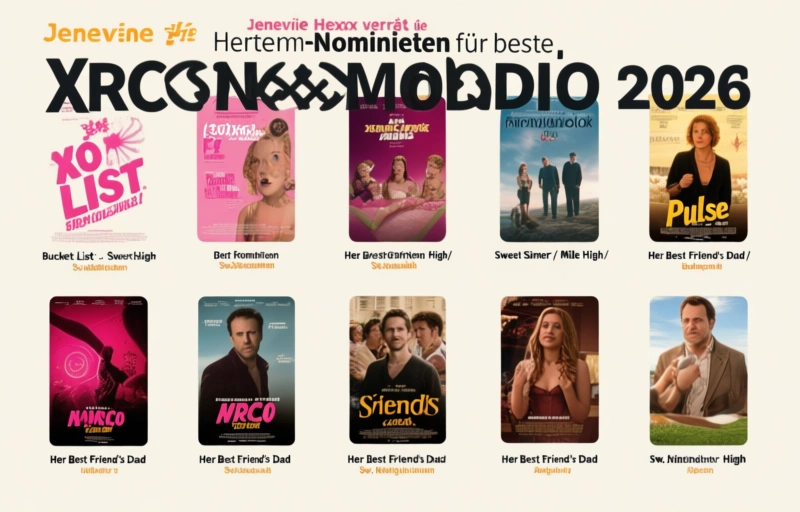 Visuelle Darstellung von Jenevieve Hexxx verrät die XRCO-Nominierten für beste Sexkomödie 2026