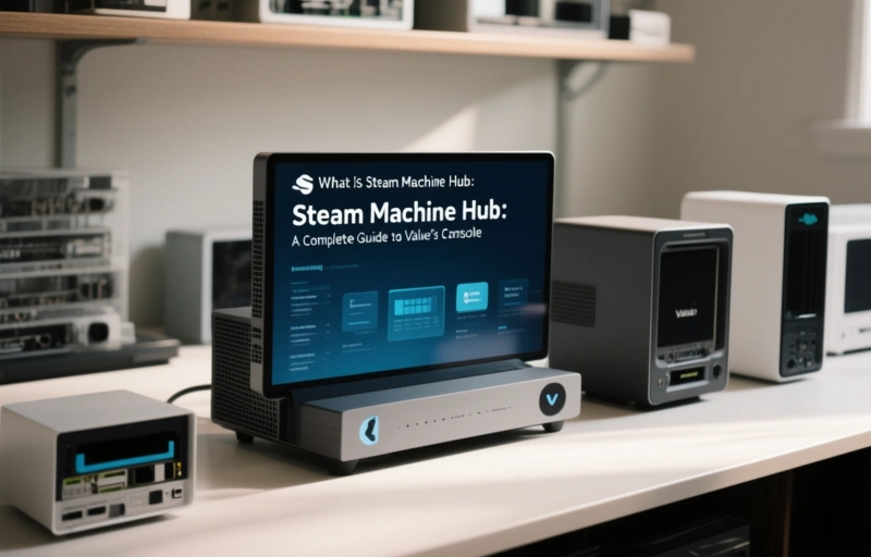 Visual representation of Steam Machine Hub