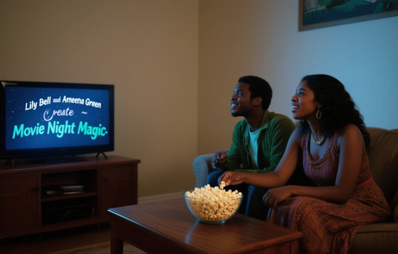 Visual representation of Lilly Bell and Ameena Green Create Movie Night Magic