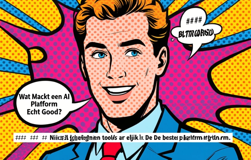 Visuele weergave van AI Beleggen Platforms