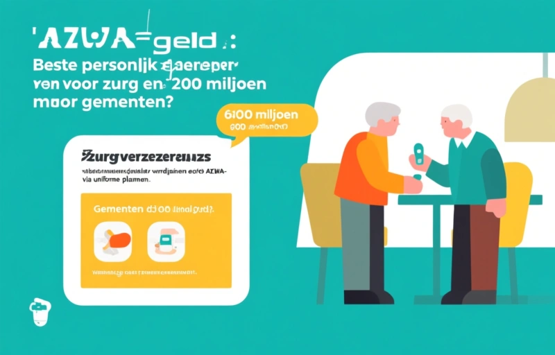 AZWA-geld: 600 miljoen voor zorg en 200 miljoen voor…