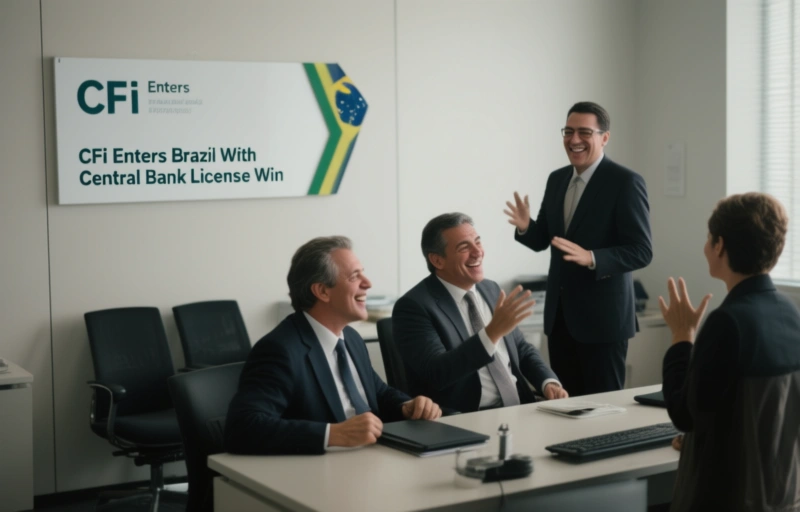 CFI Enters Brazil with Central Bank License Win