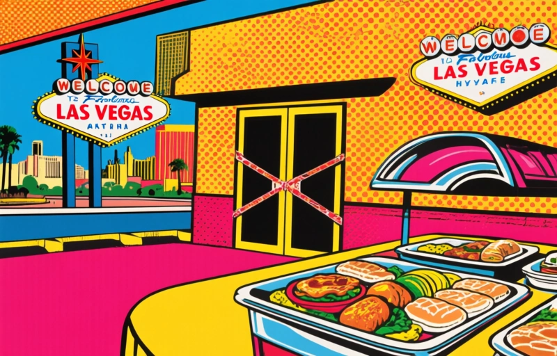 Vanhan koulun Las Vegas -buffet jättää hyvästit