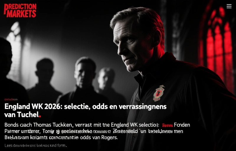 Engeland WK 2026: selectie, odds en verrassingen van Tuchel