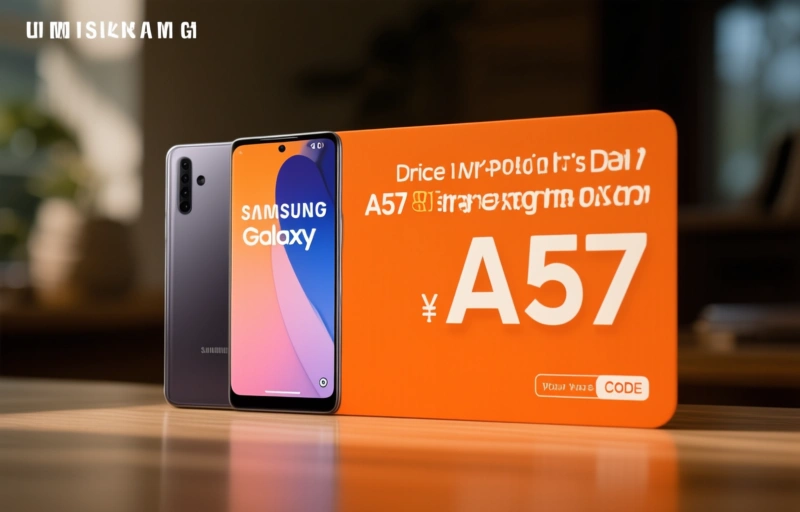 Visual representation of Samsung Galaxy A57 Price Drop with Orange Promo Code