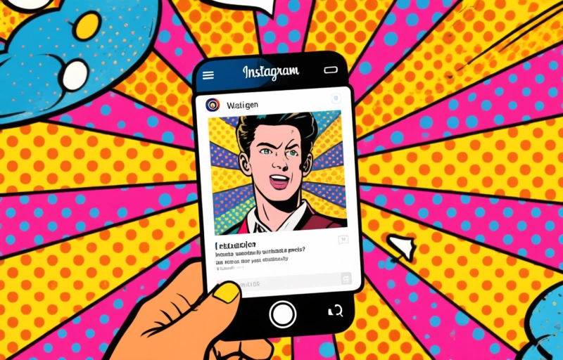 Visuele weergave van Instagram Instants