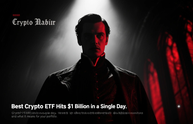Crypto ETF Hits $1 Billion in a Single Day