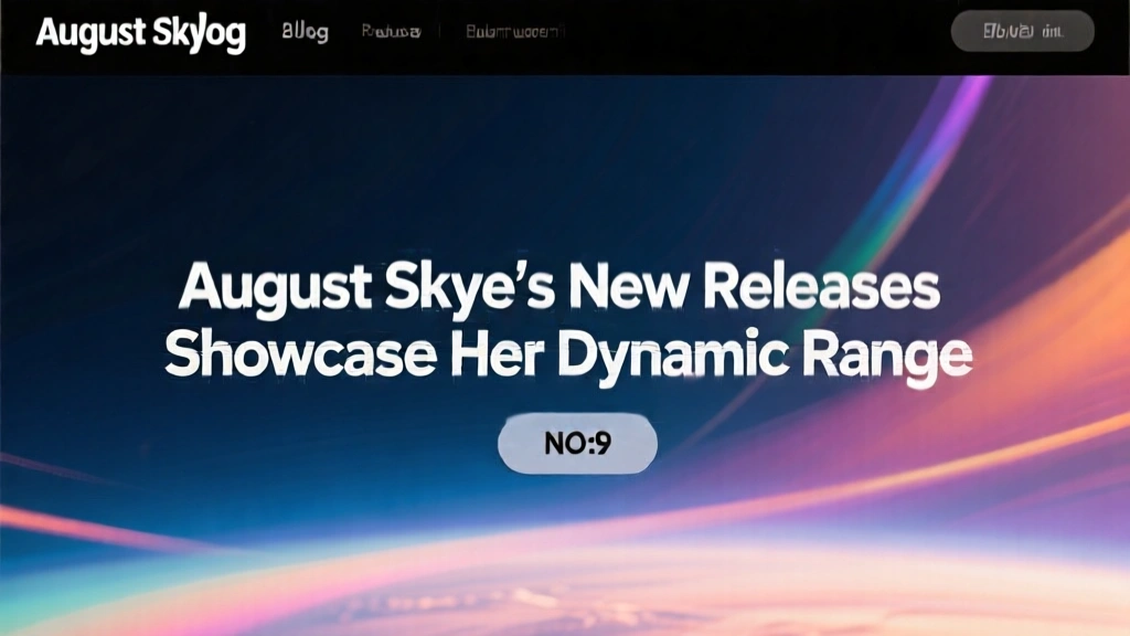 August Skye's New Releases Showcase Her Dynamic Range