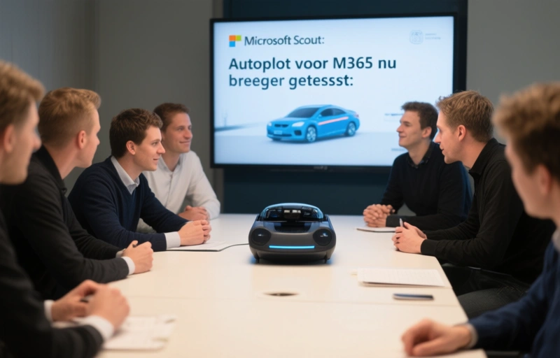 Visuele weergave van Microsoft Scout