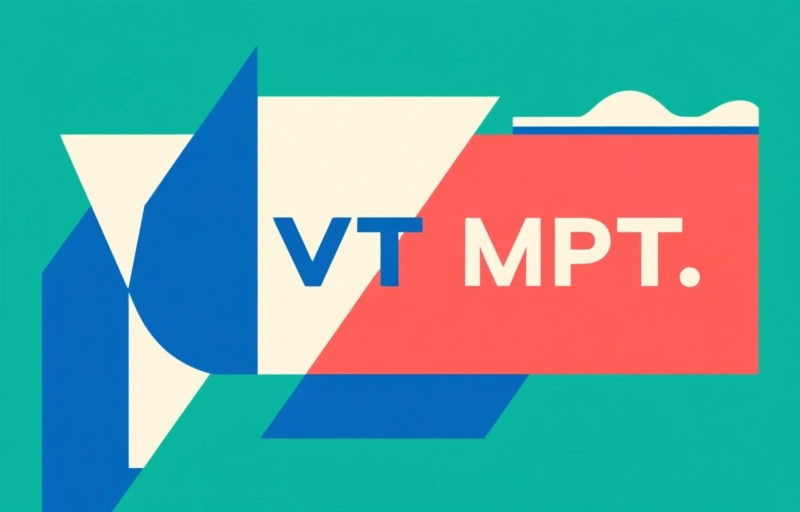 Visuele weergave van VPT-kosten vier keer hoger dan MPT