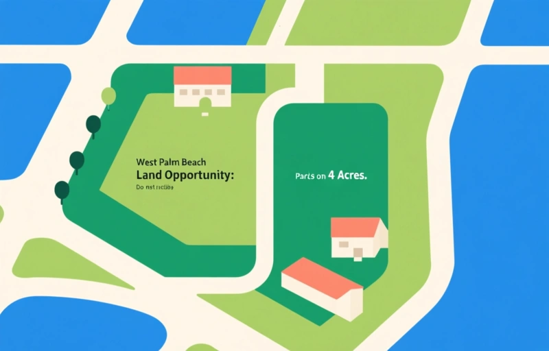 West Palm Beach Land Opportunity: Two Parcels on 4 Acres