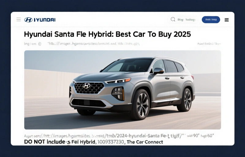 Hyundai Santa Fe Hybrid: Best Car To Buy 2025