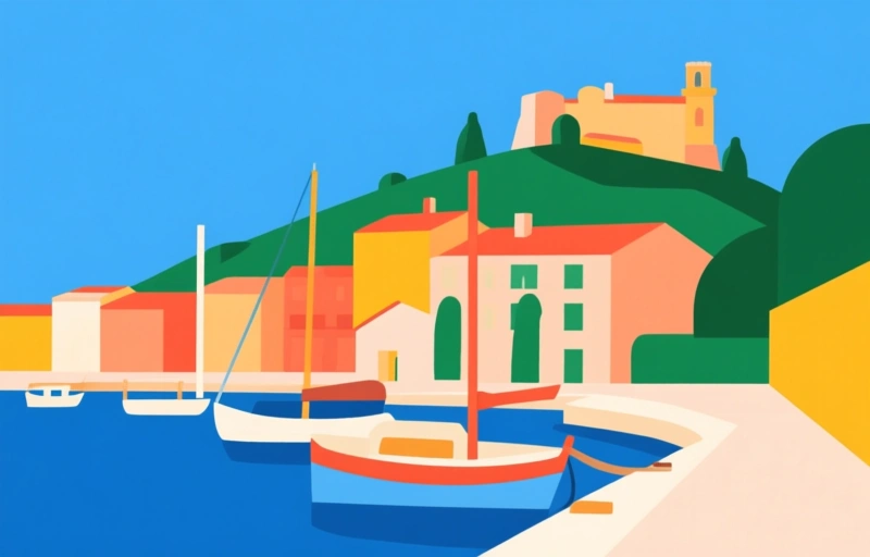 Visual representation of Cannes Old Port