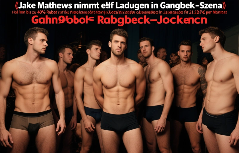 Visuelle Darstellung von Jake Mathews nimmt elf Ladungen in Gangbang-Szene
