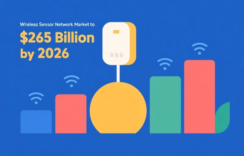 Wireless Sensor Network Market to Hit $265 Billion by 2026