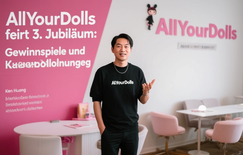 Visuelle Darstellung von AllYourDolls feiert 3. Jubiläum