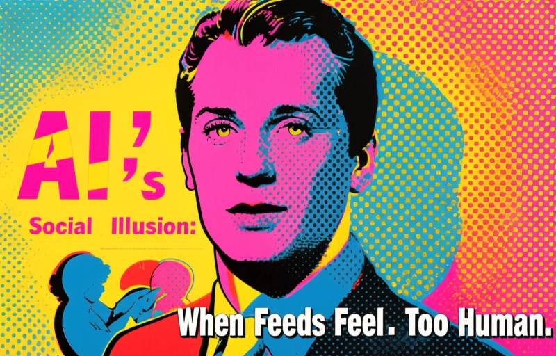 AI's Social Illusion: When Feeds Feel Too Human