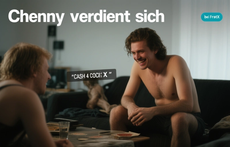 Chenny verdient sich in "CASH 4 COCK" bei FratX