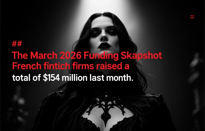 Visual representation of French Fintech Funding Hits $154M in March 2026