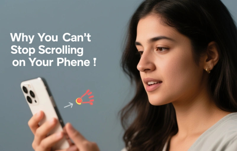 Visual representation of Why You Can't Stop Scrolling on Your Phone