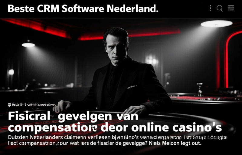 Fiscale gevolgen van compensatie door online casino's