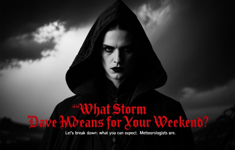 Visual representation of Easter Weekend Storm Dave